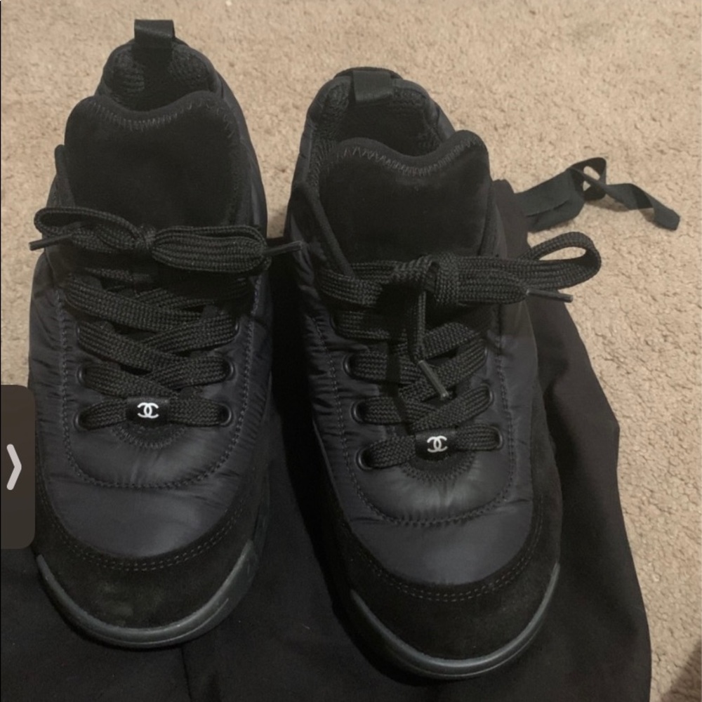 Chanel Nylon suede